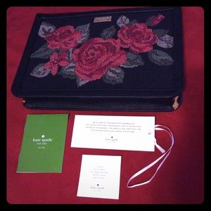 Kate Spade Rose and Cheetah Clutch